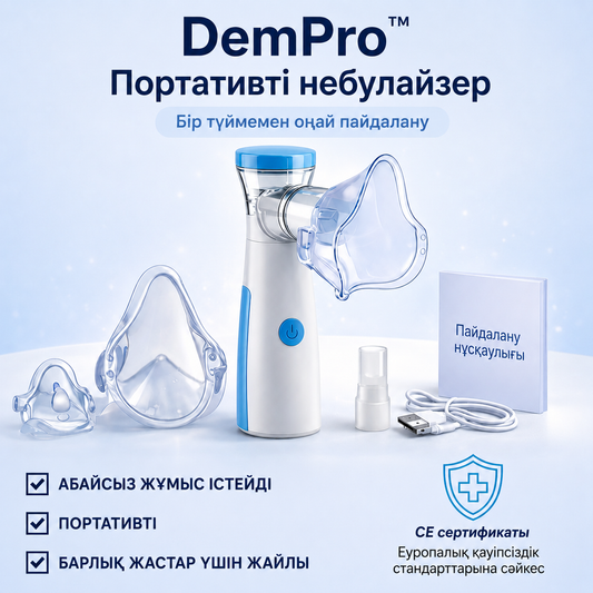 DemPro™ Портативті Небулайзер (ингалятор)